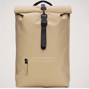 NWT RAINS Sand Rolltop Rucksack 13160 Waterproof Backpack
